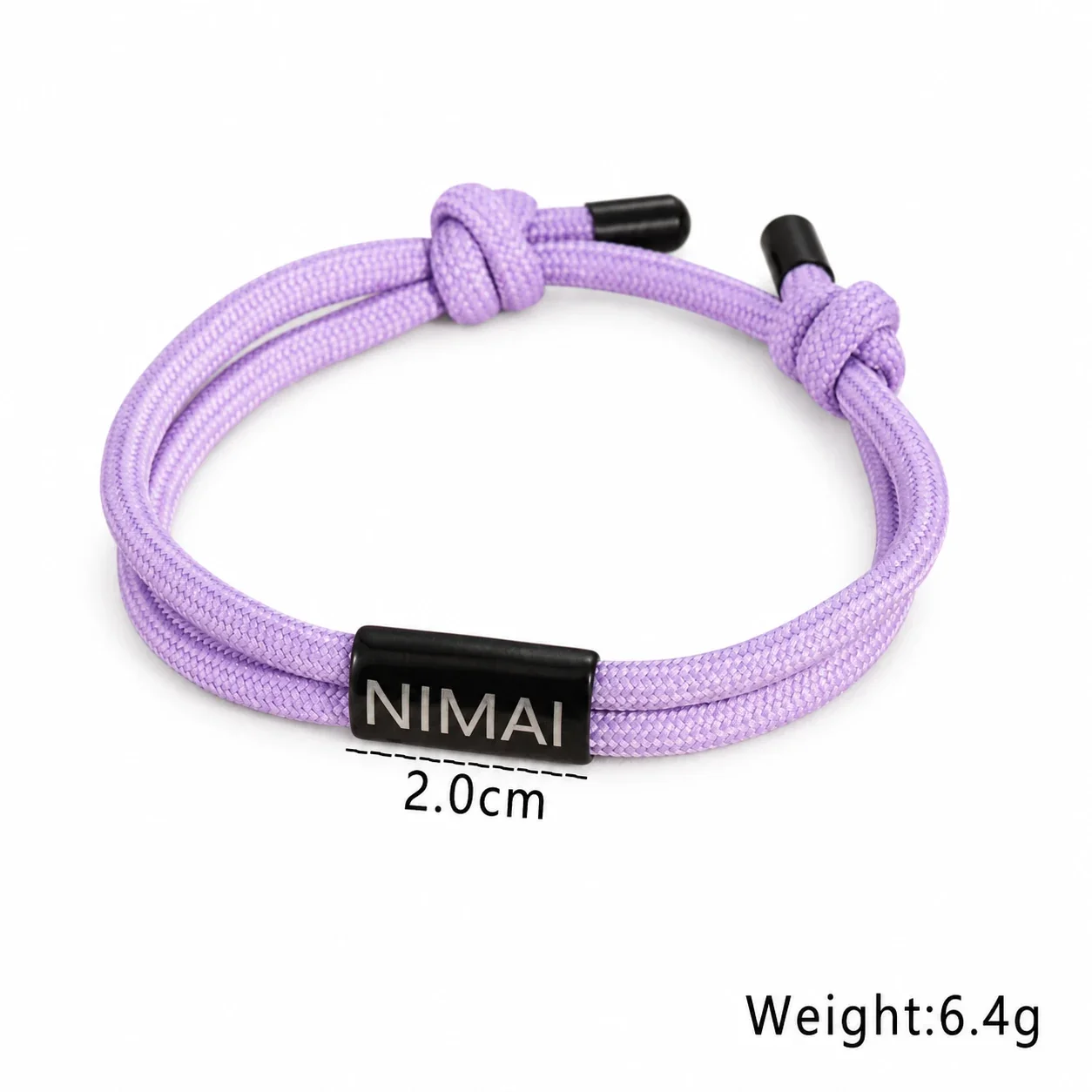 Foto do produto: Pulseira de Cordão em Aço Inoxidável com Fecho de Nó de Fio Duplo