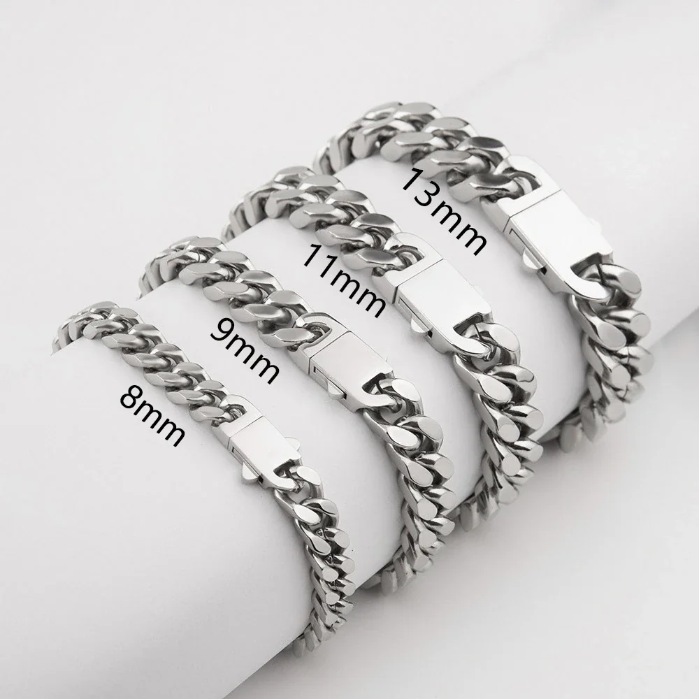 Bold 316 Stainless Steel Cuban Link Chain Bracelet