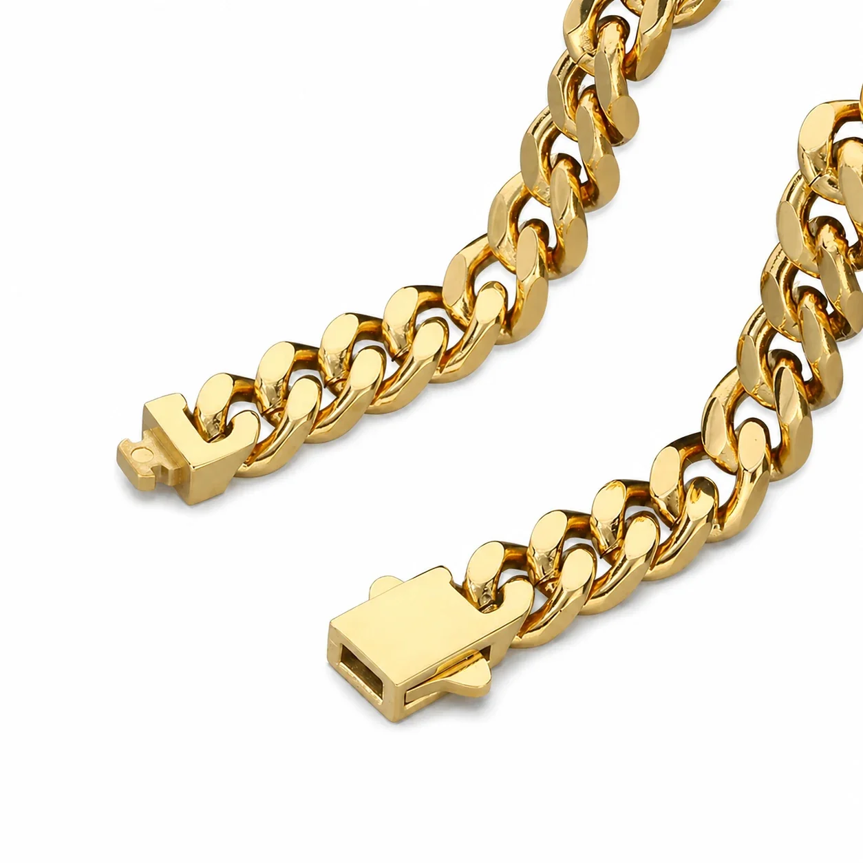Bold 316 Stainless Steel Cuban Link Chain Bracelet