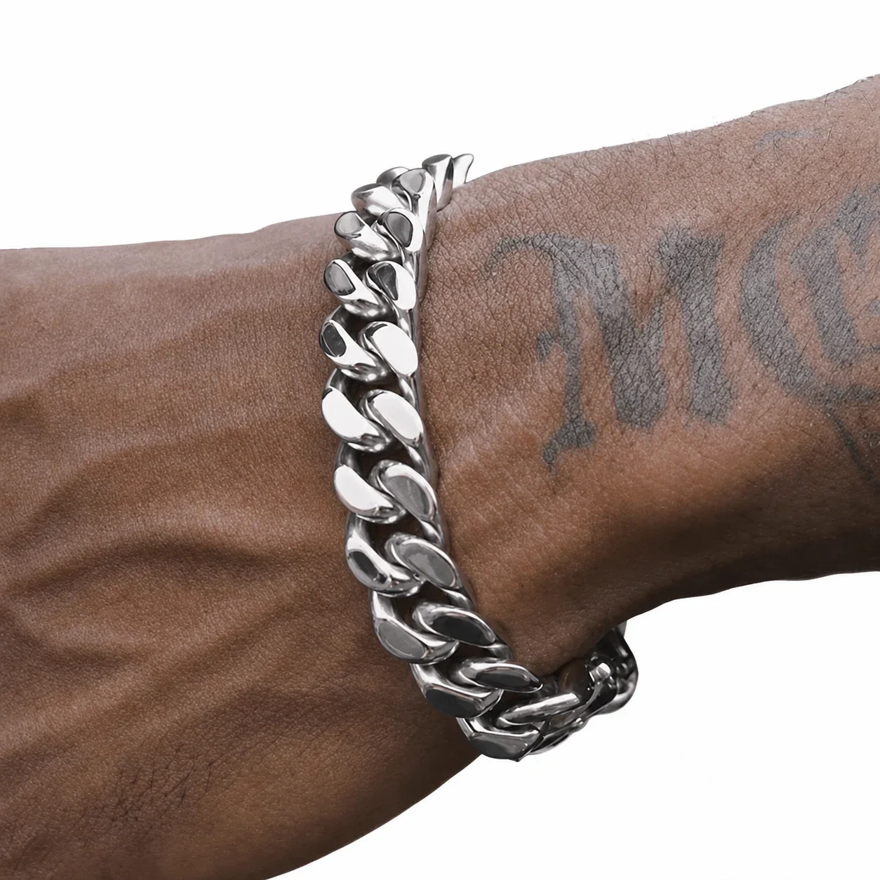 Bold 316 Stainless Steel Cuban Link Chain Bracelet