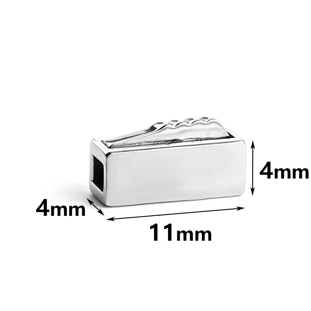 Polished Stainless Steel Slider Clasp for Tennis Chain