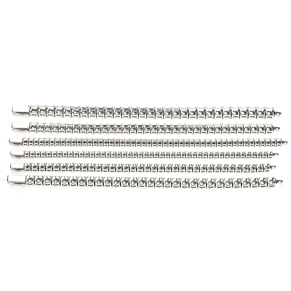 Polished Stainless Steel Round Cup Chain Bracelet