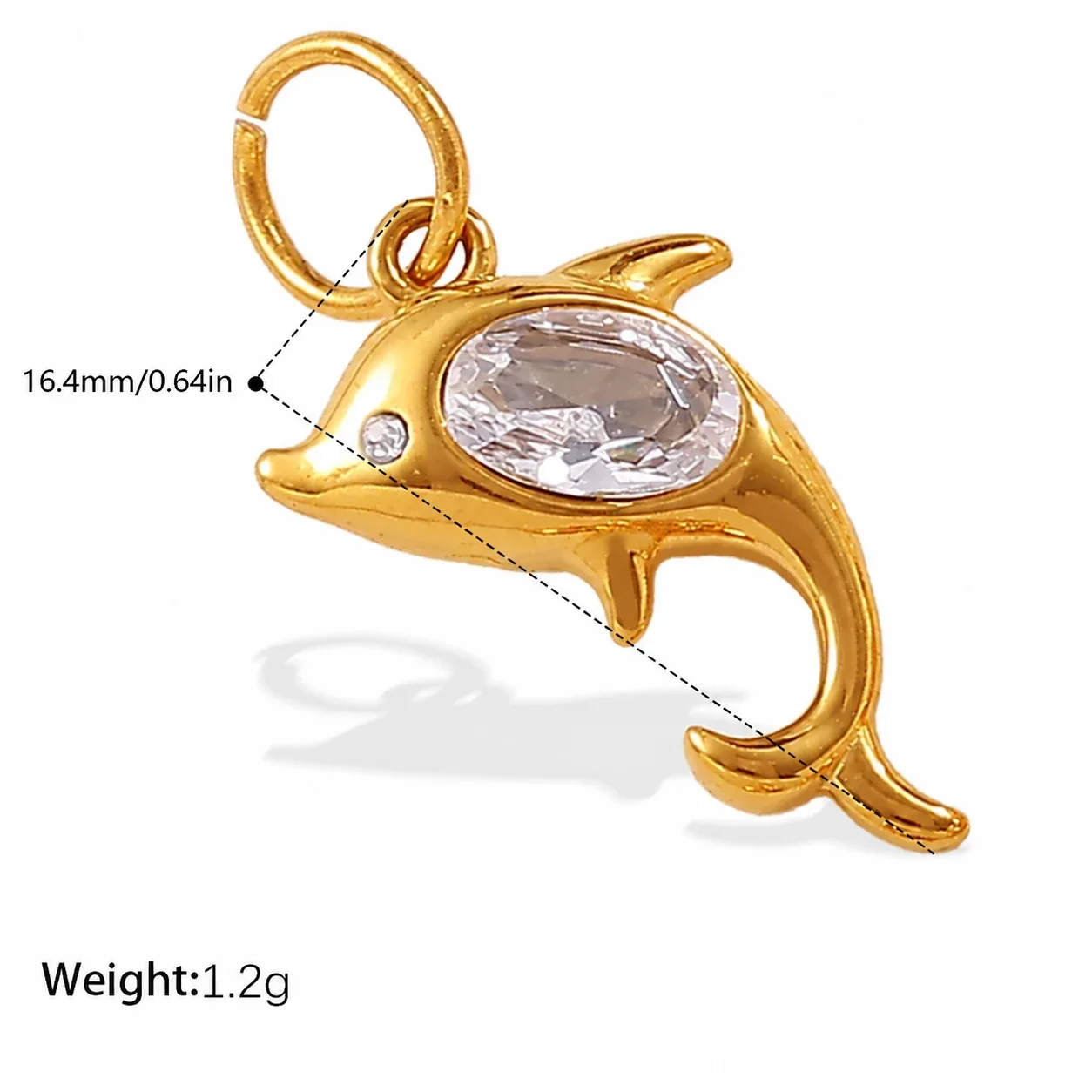 Photo produit : Sea Life Pendant Charms, Shell & Starfish, 18K Gold-Plated Steel