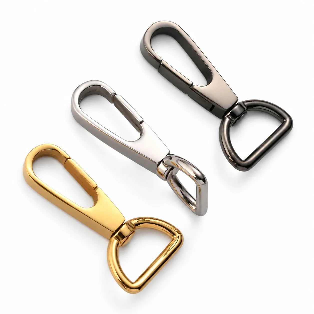 Polished Stainless Steel Swivel Snap Hook Accessory