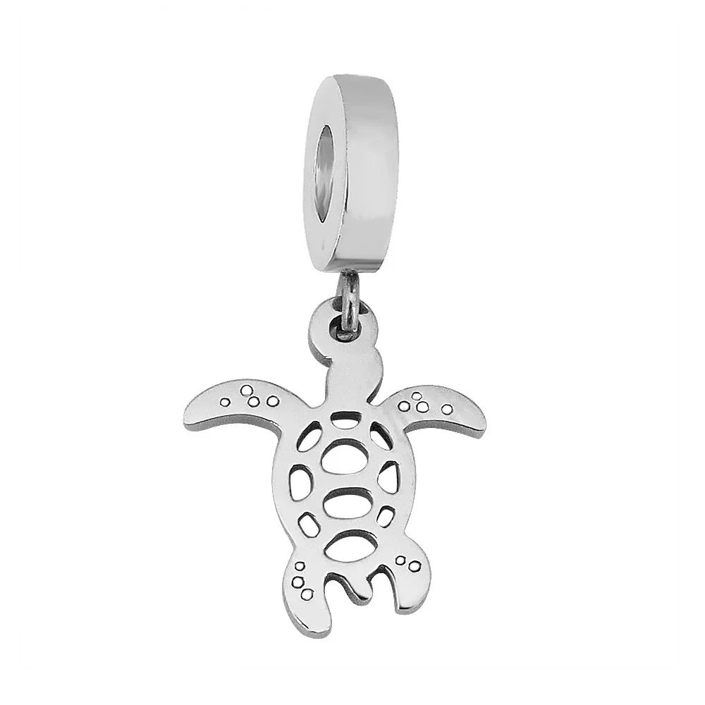 Playful 316 Stainless Steel Enamel Charm Pendant