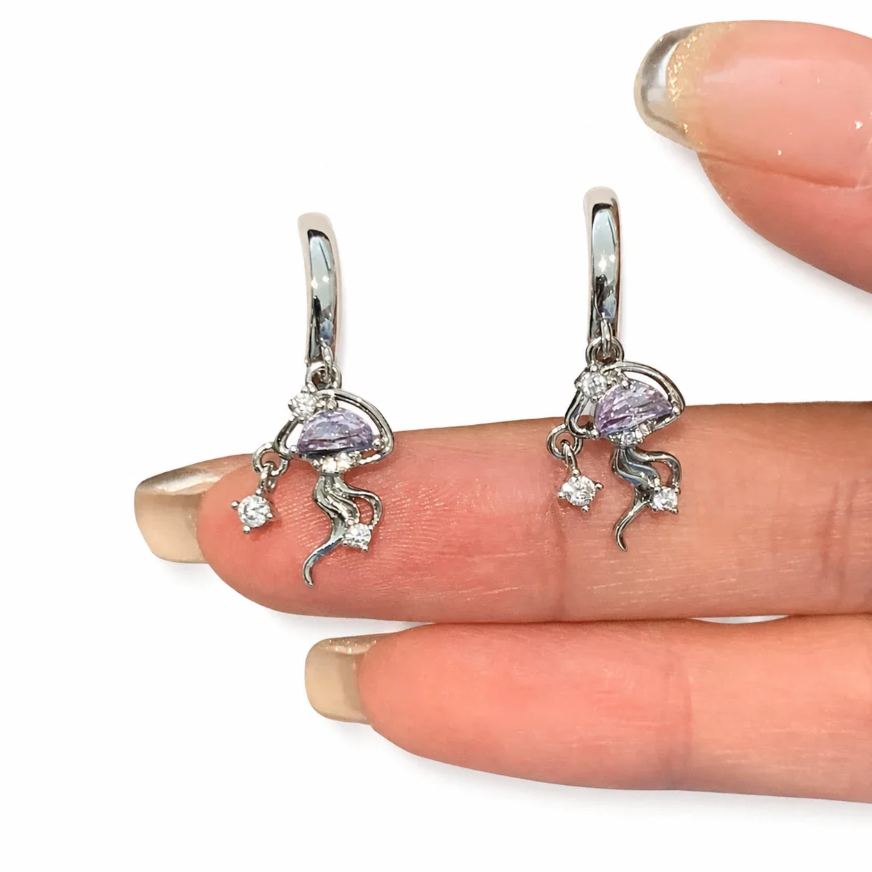 Delicate 316 Stainless Steel Jellyfish Ear Cuff