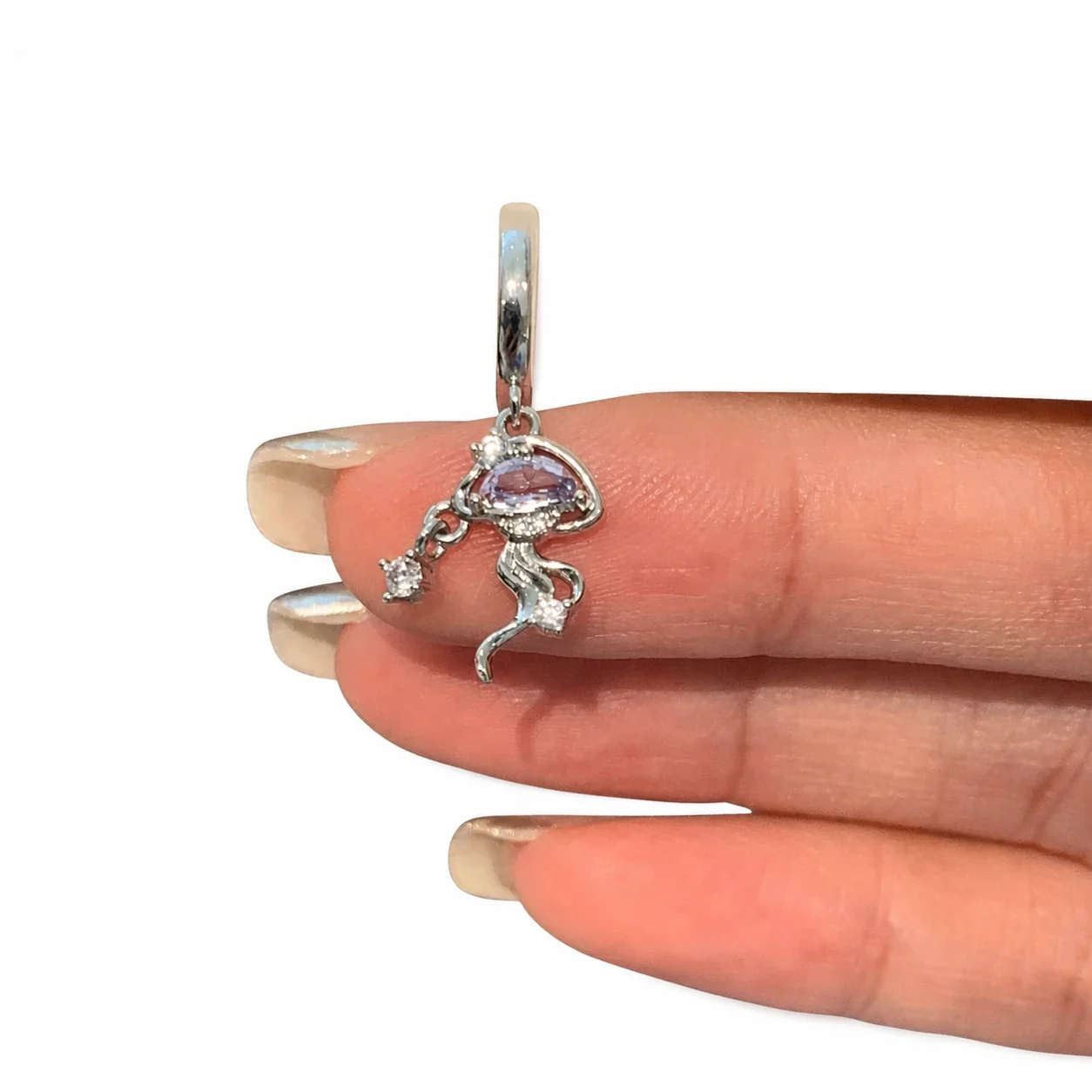 Delicate 316 Stainless Steel Jellyfish Ear Cuff - Silver