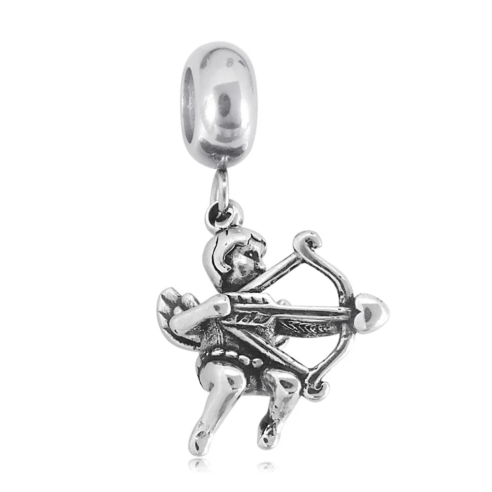 Playful 316 Stainless Steel Charm Bead Pendant - Style