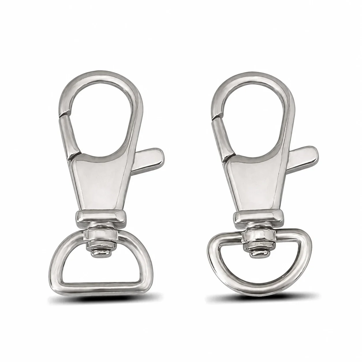 Polished Stainless Steel Swivel Lobster Clasp